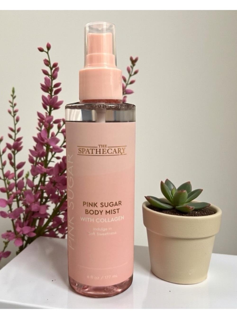 Pink Sugar Body Mist with Collagen - Pink